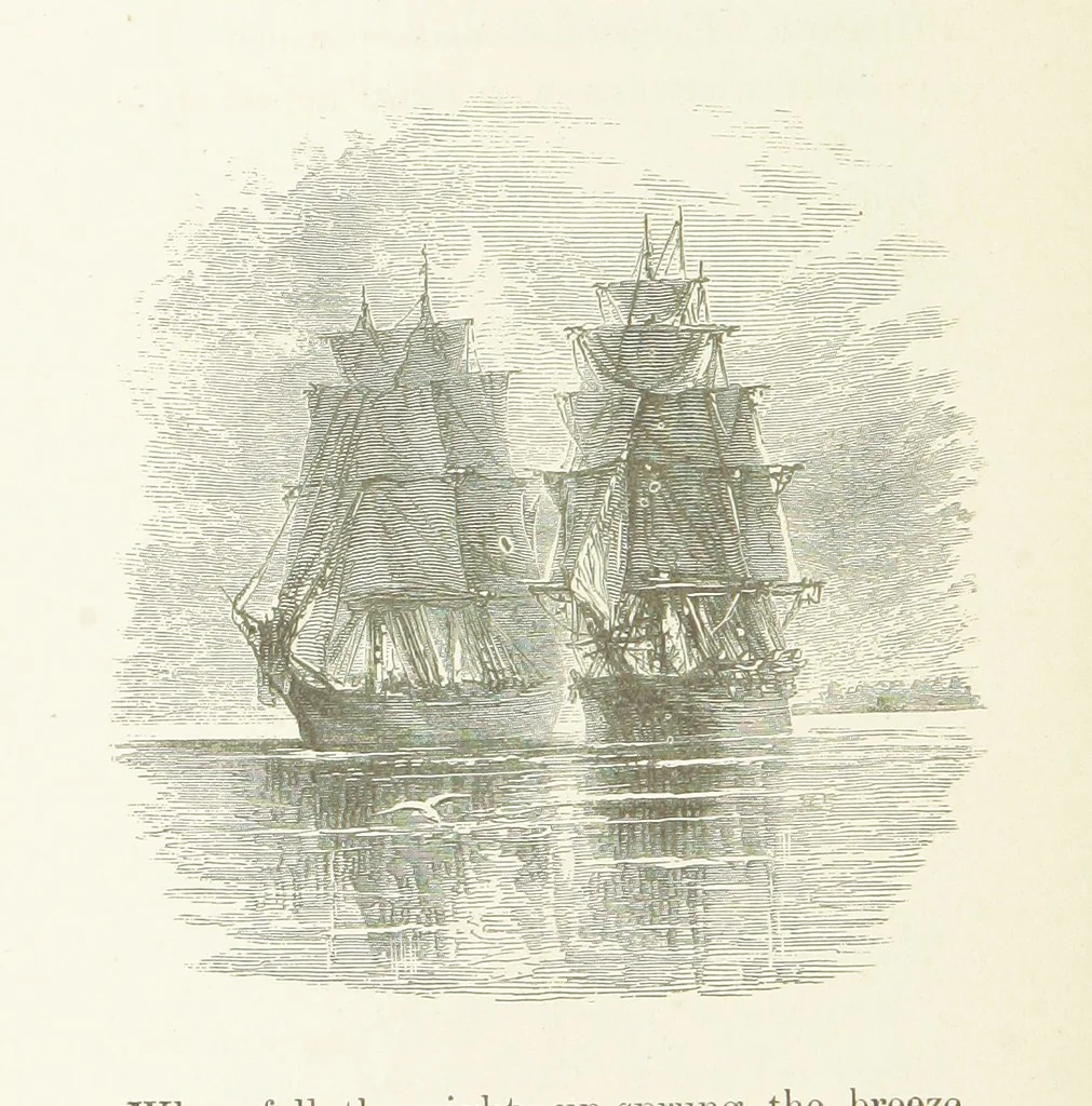 An illustration from Illustrated Library of favorite Song. Based upon folk songs. ... With an introduction, and edited by J. G. Holland ... Illustrated with ... engravings, ... after designs by Church, Johnson, etc, 1873, leaf 472