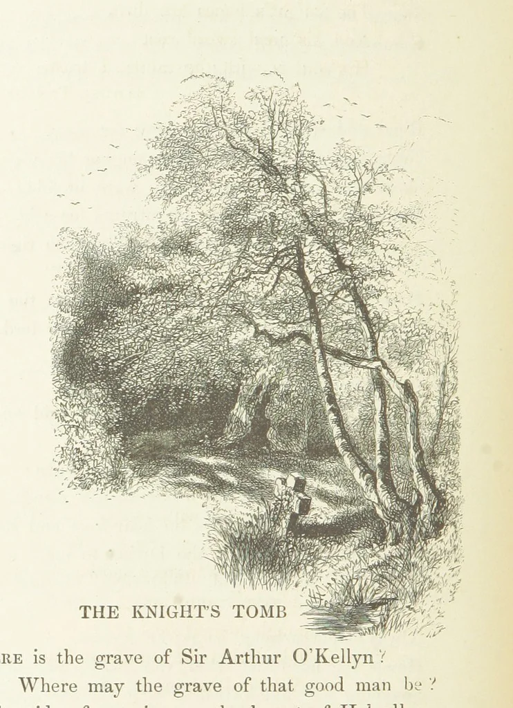 An illustration from Illustrated Library of favorite Song. Based upon folk songs. ... With an introduction, and edited by J. G. Holland ... Illustrated with ... engravings, ... after designs by Church, Johnson, etc, 1873, leaf 486