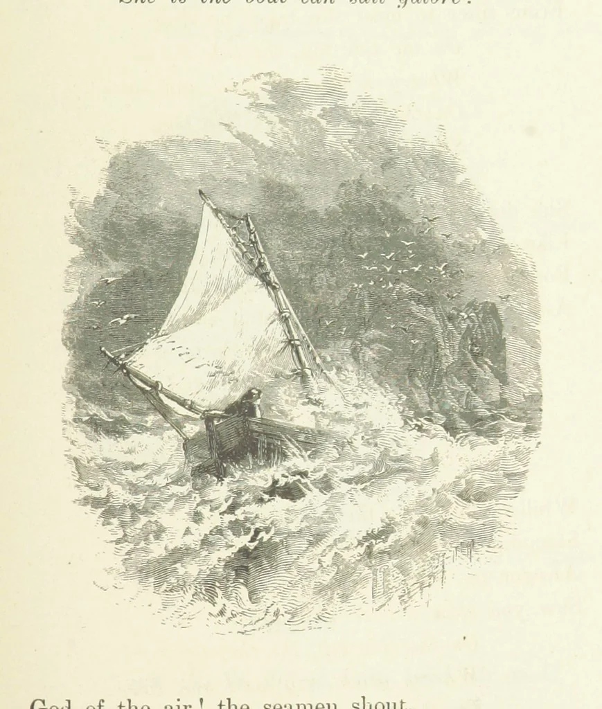 An illustration from Illustrated Library of favorite Song. Based upon folk songs. ... With an introduction, and edited by J. G. Holland ... Illustrated with ... engravings, ... after designs by Church, Johnson, etc, 1873, leaf 493