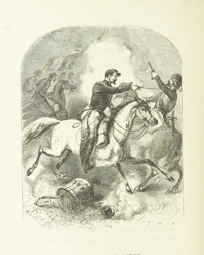 An illustration from Illustrated Library of favorite Song. Based upon folk songs. ... With an introduction, and edited by J. G. Holland ... Illustrated with ... engravings, ... after designs by Church, Johnson, etc, 1873, leaf 562