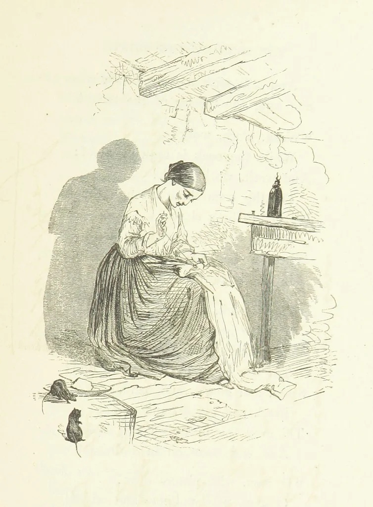 An illustration from Illustrated Library of favorite Song. Based upon folk songs. ... With an introduction, and edited by J. G. Holland ... Illustrated with ... engravings, ... after designs by Church, Johnson, etc, 1873, leaf 565