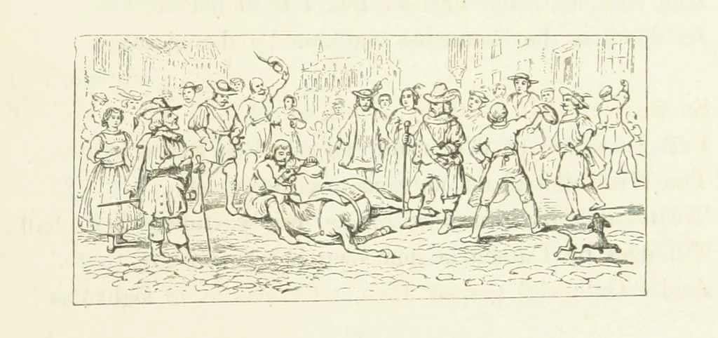 An illustration from Illustrated Library of favorite Song. Based upon folk songs. ... With an introduction, and edited by J. G. Holland ... Illustrated with ... engravings, ... after designs by Church, Johnson, etc, 1873, leaf 589