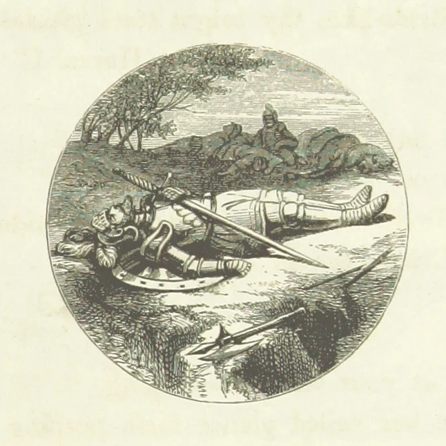 An illustration from Illustrated Library of favorite Song. Based upon folk songs. ... With an introduction, and edited by J. G. Holland ... Illustrated with ... engravings, ... after designs by Church, Johnson, etc, 1873, leaf 595