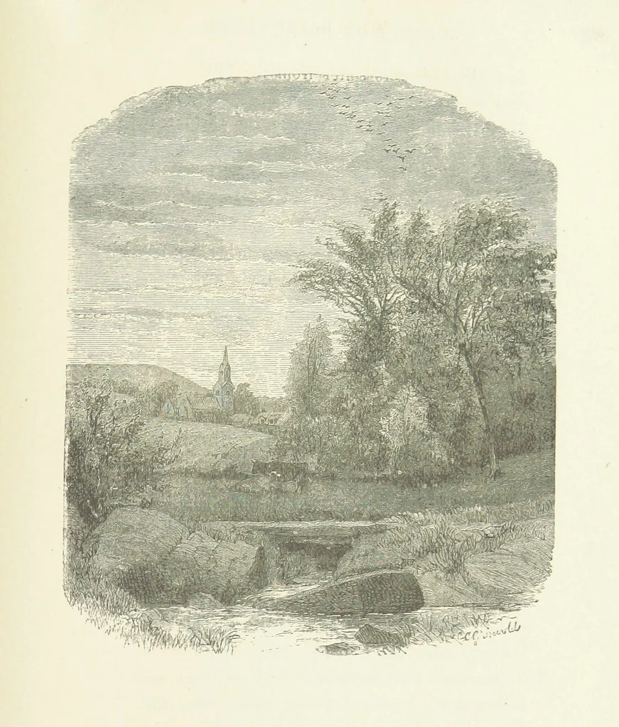 An illustration from Illustrated Library of favorite Song. Based upon folk songs. ... With an introduction, and edited by J. G. Holland ... Illustrated with ... engravings, ... after designs by Church, Johnson, etc, 1873, leaf 671