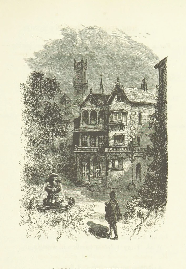 An illustration from Illustrated Library of favorite Song. Based upon folk songs. ... With an introduction, and edited by J. G. Holland ... Illustrated with ... engravings, ... after designs by Church, Johnson, etc, 1873, leaf 691