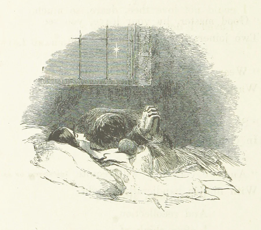 An illustration from Illustrated Library of favorite Song. Based upon folk songs. ... With an introduction, and edited by J. G. Holland ... Illustrated with ... engravings, ... after designs by Church, Johnson, etc, 1873, leaf 80