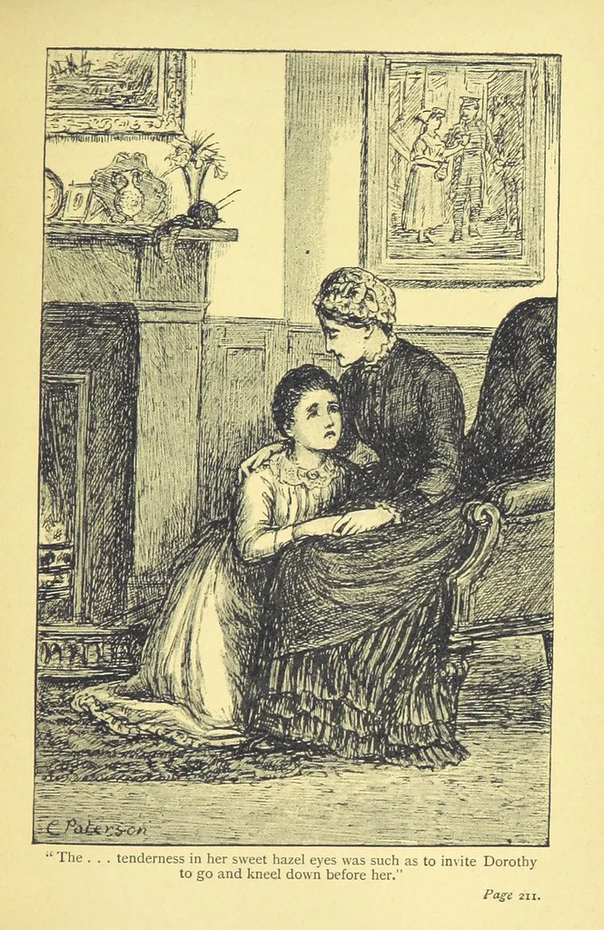 An illustration from A Week in Arcadia. [A novel.] Illustrated by Caroline Paterson, 1888, leaf 229