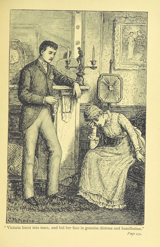 An illustration from A Week in Arcadia. [A novel.] Illustrated by Caroline Paterson, 1888, leaf 251