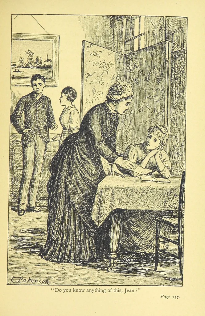 An illustration from A Week in Arcadia. [A novel.] Illustrated by Caroline Paterson, 1888, leaf 279