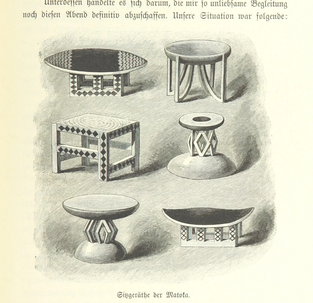 An illustration from Von der Capstadt ins Land der Maschukulumbe. Reisen im südlichen Afrika in den Jahren 1883-1887 ... Mit 205 Original-Holzschnitten, etc, 1890, leaf 1007