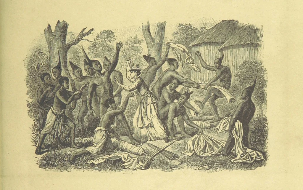 An illustration from Von der Capstadt ins Land der Maschukulumbe. Reisen im südlichen Afrika in den Jahren 1883-1887 ... Mit 205 Original-Holzschnitten, etc, 1890, leaf 1163