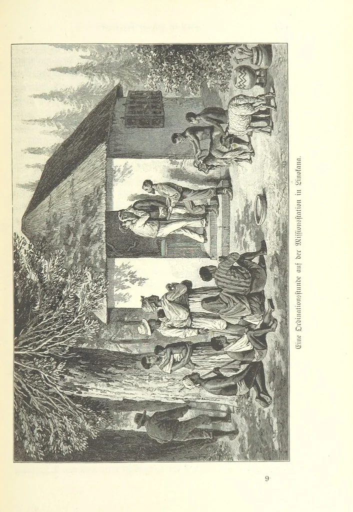 An illustration from Von der Capstadt ins Land der Maschukulumbe. Reisen im südlichen Afrika in den Jahren 1883-1887 ... Mit 205 Original-Holzschnitten, etc, 1890, leaf 149