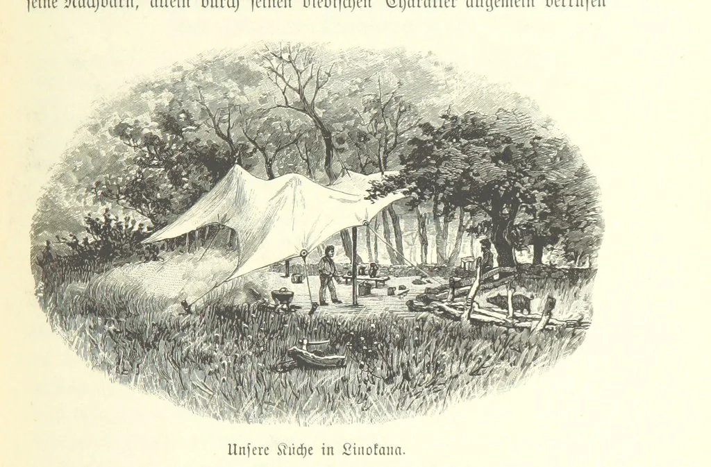 An illustration from Von der Capstadt ins Land der Maschukulumbe. Reisen im südlichen Afrika in den Jahren 1883-1887 ... Mit 205 Original-Holzschnitten, etc, 1890, leaf 157
