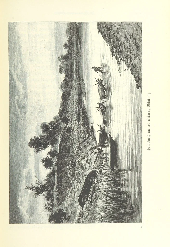 An illustration from Von der Capstadt ins Land der Maschukulumbe. Reisen im südlichen Afrika in den Jahren 1883-1887 ... Mit 205 Original-Holzschnitten, etc, 1890, leaf 181