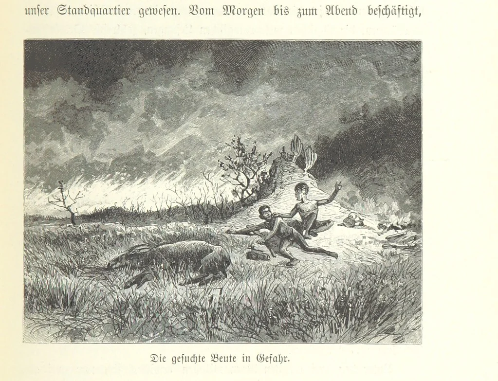An illustration from Von der Capstadt ins Land der Maschukulumbe. Reisen im südlichen Afrika in den Jahren 1883-1887 ... Mit 205 Original-Holzschnitten, etc, 1890, leaf 237