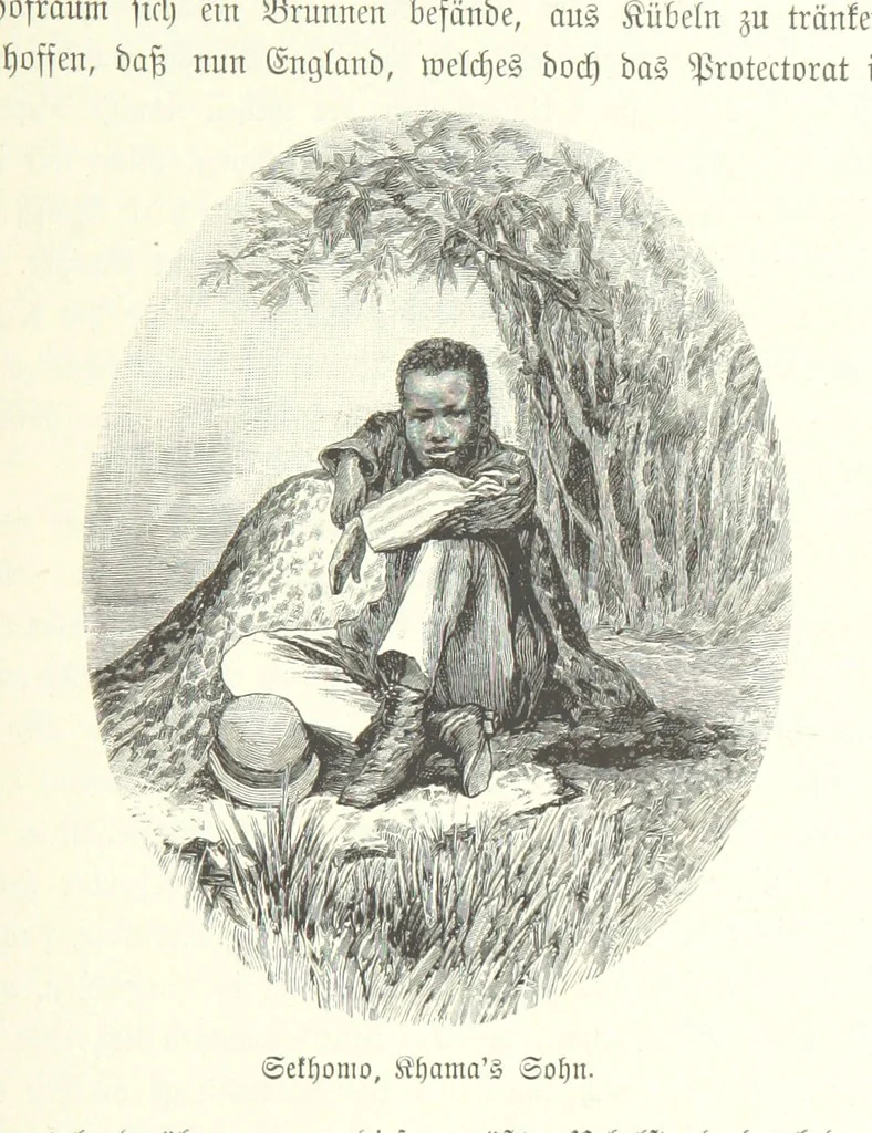An illustration from Von der Capstadt ins Land der Maschukulumbe. Reisen im südlichen Afrika in den Jahren 1883-1887 ... Mit 205 Original-Holzschnitten, etc, 1890, leaf 249