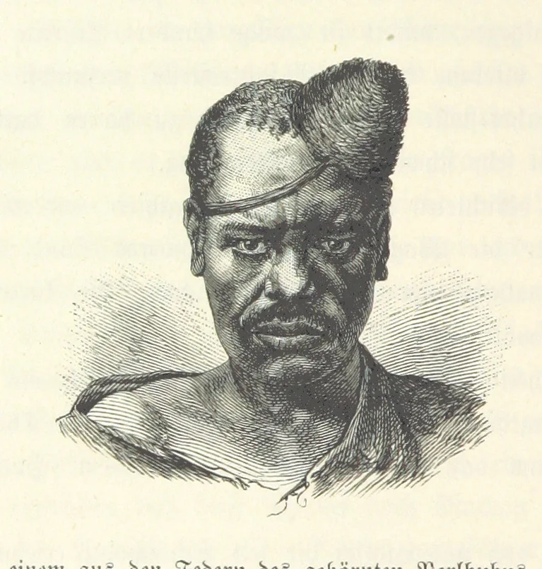 An illustration from Von der Capstadt ins Land der Maschukulumbe. Reisen im südlichen Afrika in den Jahren 1883-1887 ... Mit 205 Original-Holzschnitten, etc, 1890, leaf 330