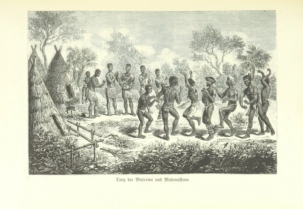 An illustration from Von der Capstadt ins Land der Maschukulumbe. Reisen im südlichen Afrika in den Jahren 1883-1887 ... Mit 205 Original-Holzschnitten, etc, 1890, leaf 353