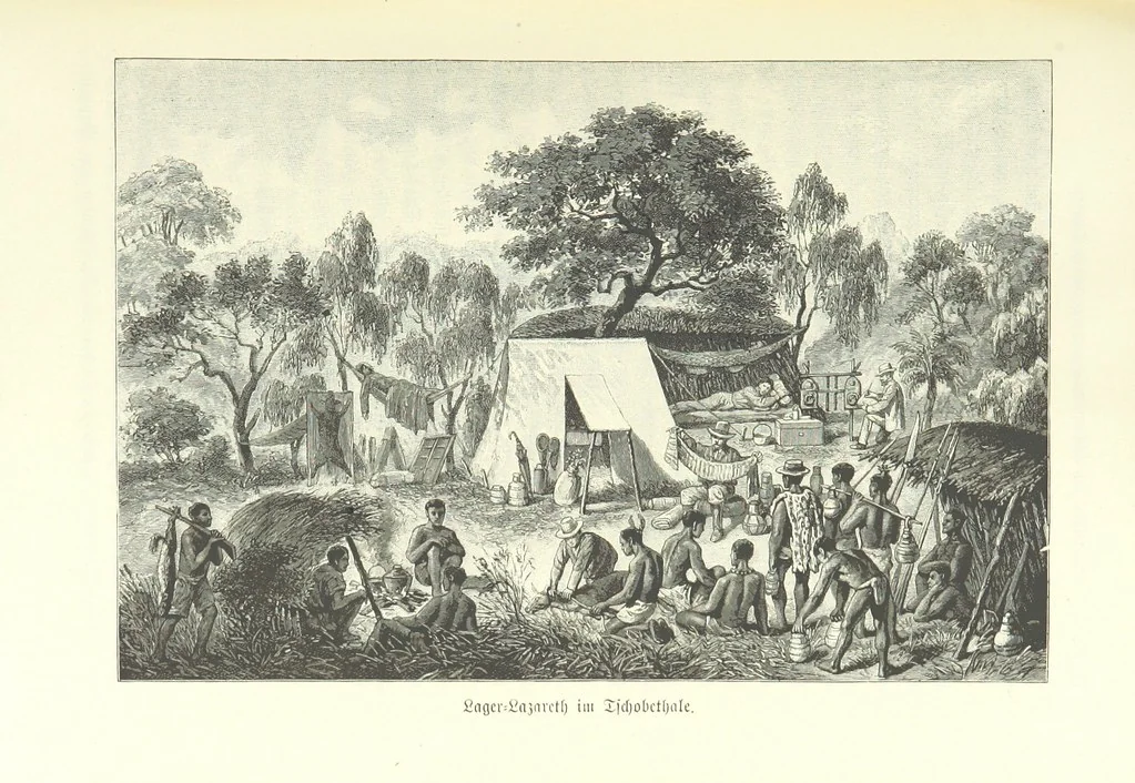 An illustration from Von der Capstadt ins Land der Maschukulumbe. Reisen im südlichen Afrika in den Jahren 1883-1887 ... Mit 205 Original-Holzschnitten, etc, 1890, leaf 509