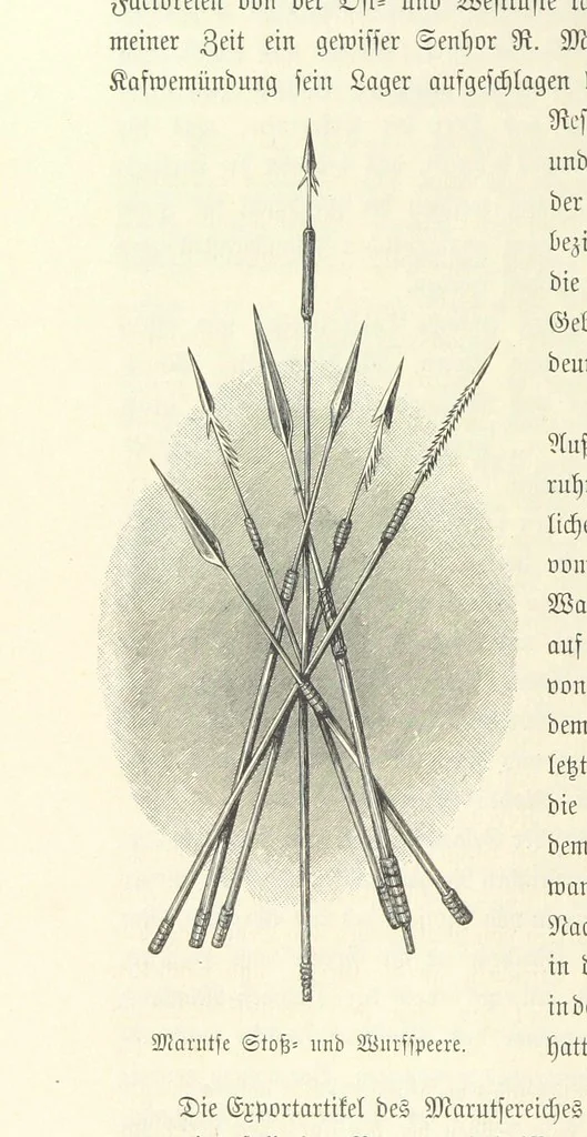 An illustration from Von der Capstadt ins Land der Maschukulumbe. Reisen im südlichen Afrika in den Jahren 1883-1887 ... Mit 205 Original-Holzschnitten, etc, 1890, leaf 548