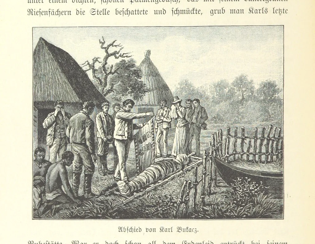 An illustration from Von der Capstadt ins Land der Maschukulumbe. Reisen im südlichen Afrika in den Jahren 1883-1887 ... Mit 205 Original-Holzschnitten, etc, 1890, leaf 564