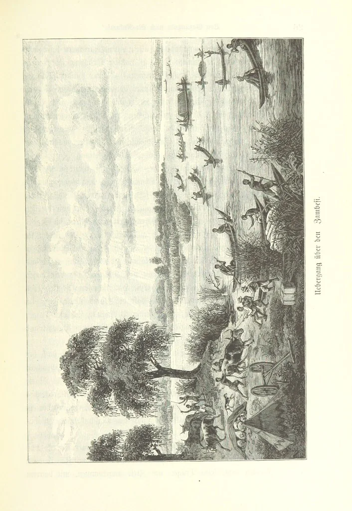 An illustration from Von der Capstadt ins Land der Maschukulumbe. Reisen im südlichen Afrika in den Jahren 1883-1887 ... Mit 205 Original-Holzschnitten, etc, 1890, leaf 623