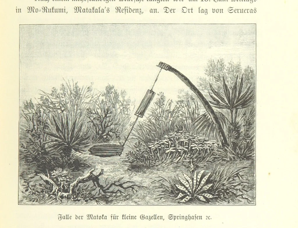 An illustration from Von der Capstadt ins Land der Maschukulumbe. Reisen im südlichen Afrika in den Jahren 1883-1887 ... Mit 205 Original-Holzschnitten, etc, 1890, leaf 647