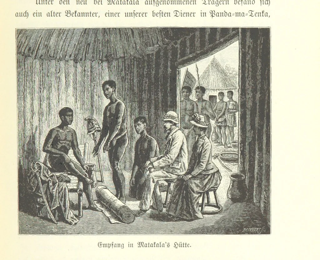 An illustration from Von der Capstadt ins Land der Maschukulumbe. Reisen im südlichen Afrika in den Jahren 1883-1887 ... Mit 205 Original-Holzschnitten, etc, 1890, leaf 663