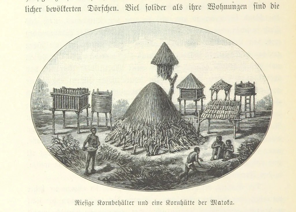 An illustration from Von der Capstadt ins Land der Maschukulumbe. Reisen im südlichen Afrika in den Jahren 1883-1887 ... Mit 205 Original-Holzschnitten, etc, 1890, leaf 670