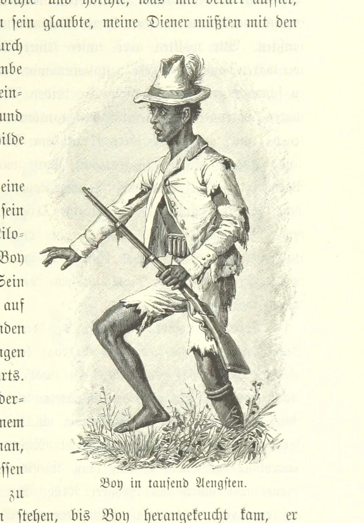 An illustration from Von der Capstadt ins Land der Maschukulumbe. Reisen im südlichen Afrika in den Jahren 1883-1887 ... Mit 205 Original-Holzschnitten, etc, 1890, leaf 829