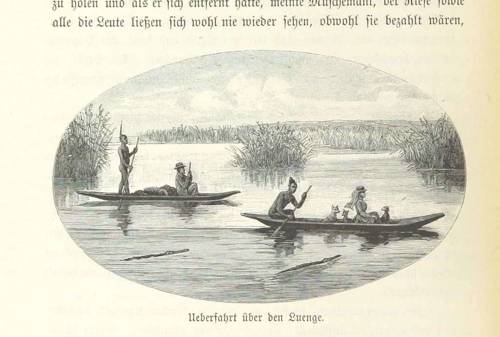 An illustration from Von der Capstadt ins Land der Maschukulumbe. Reisen im südlichen Afrika in den Jahren 1883-1887 ... Mit 205 Original-Holzschnitten, etc, 1890, leaf 862