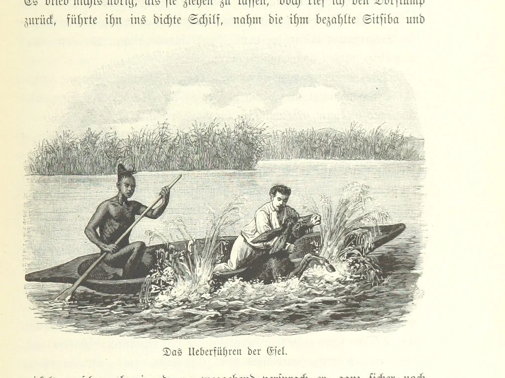 An illustration from Von der Capstadt ins Land der Maschukulumbe. Reisen im südlichen Afrika in den Jahren 1883-1887 ... Mit 205 Original-Holzschnitten, etc, 1890, leaf 863