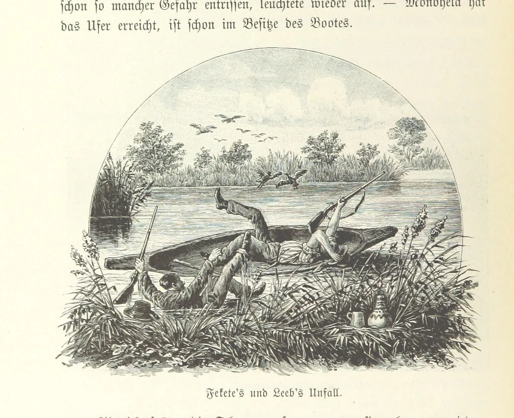 An illustration from Von der Capstadt ins Land der Maschukulumbe. Reisen im südlichen Afrika in den Jahren 1883-1887 ... Mit 205 Original-Holzschnitten, etc, 1890, leaf 972