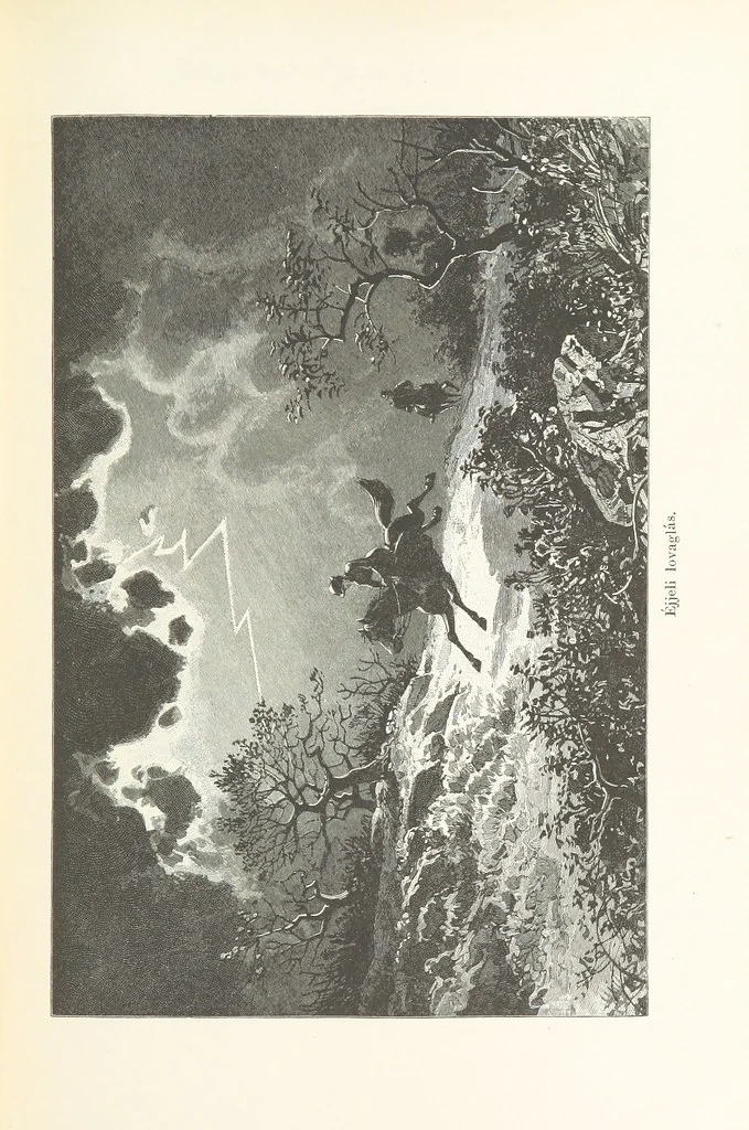 An illustration from A Fokvárostól a Masukulumbék országába, 1883-1887 ... Jogosított kiadás, ... 160 ... fametszettel és 2 térképpel, 1890, leaf 141