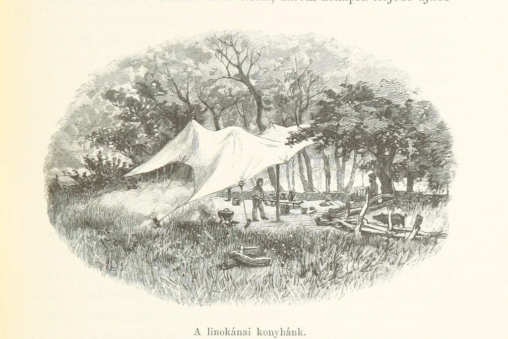 An illustration from A Fokvárostól a Masukulumbék országába, 1883-1887 ... Jogosított kiadás, ... 160 ... fametszettel és 2 térképpel, 1890, leaf 157