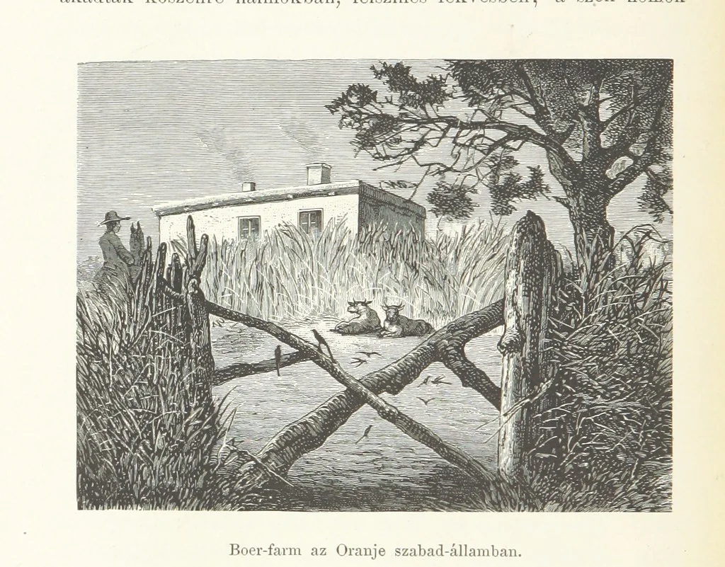 An illustration from A Fokvárostól a Masukulumbék országába, 1883-1887 ... Jogosított kiadás, ... 160 ... fametszettel és 2 térképpel, 1890, leaf 84