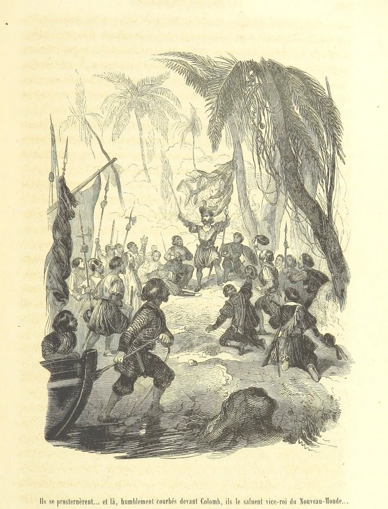 An illustration from Aventures les plus curieuses des voyageurs. Coup d'œil autour du monde, d'après les relations anciennes et modernes ... par M. Hombron. Ouvrage imité des Aventures des voyageurs par P. Blanchard, 1847, leaf 433