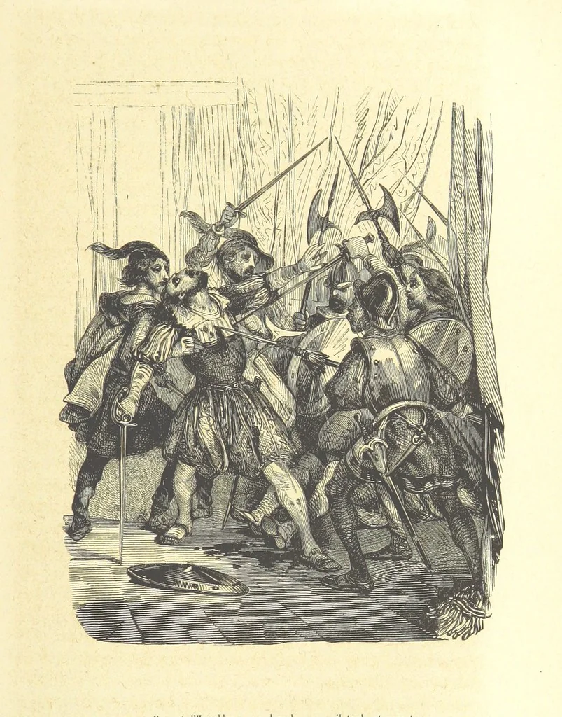 An illustration from Aventures les plus curieuses des voyageurs. Coup d'œil autour du monde, d'après les relations anciennes et modernes ... par M. Hombron. Ouvrage imité des Aventures des voyageurs par P. Blanchard, 1847, leaf 513