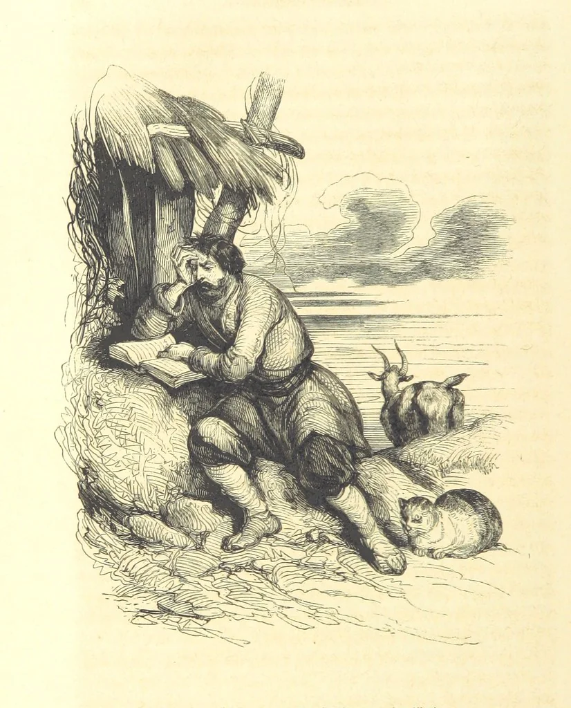 An illustration from Aventures les plus curieuses des voyageurs. Coup d'œil autour du monde, d'après les relations anciennes et modernes ... par M. Hombron. Ouvrage imité des Aventures des voyageurs par P. Blanchard, 1847, leaf 842