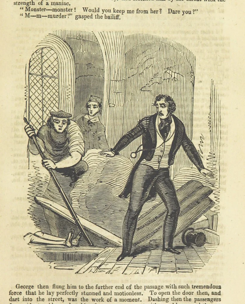 An illustration from Alice Home; or, the revenge of the blighted one ... A romance, 1848, leaf 121