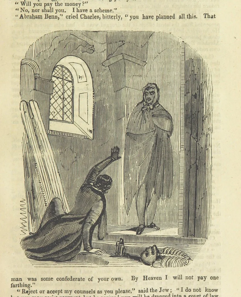 An illustration from Alice Home; or, the revenge of the blighted one ... A romance, 1848, leaf 129