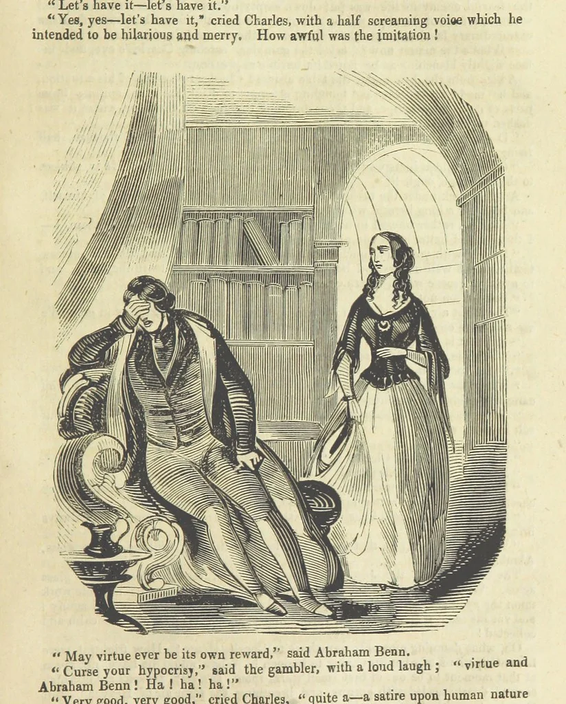 An illustration from Alice Home; or, the revenge of the blighted one ... A romance, 1848, leaf 145