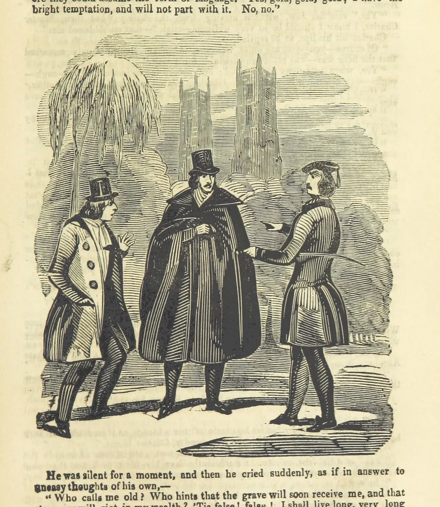 An illustration from Alice Home; or, the revenge of the blighted one ... A romance, 1848, leaf 169