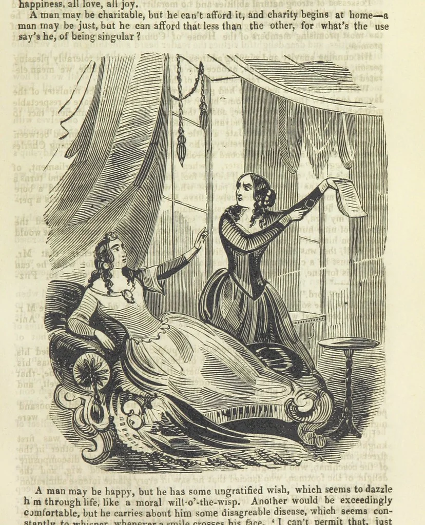 An illustration from Alice Home; or, the revenge of the blighted one ... A romance, 1848, leaf 209