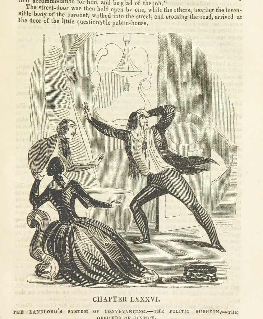An illustration from Alice Home; or, the revenge of the blighted one ... A romance, 1848, leaf 241