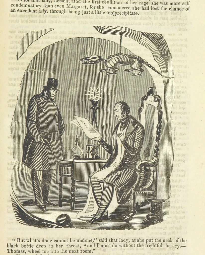 An illustration from Alice Home; or, the revenge of the blighted one ... A romance, 1848, leaf 297