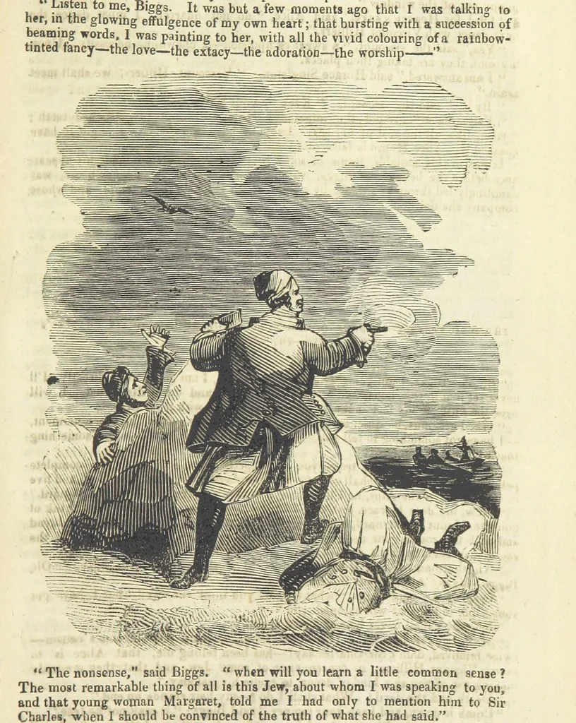 An illustration from Alice Home; or, the revenge of the blighted one ... A romance, 1848, leaf 313