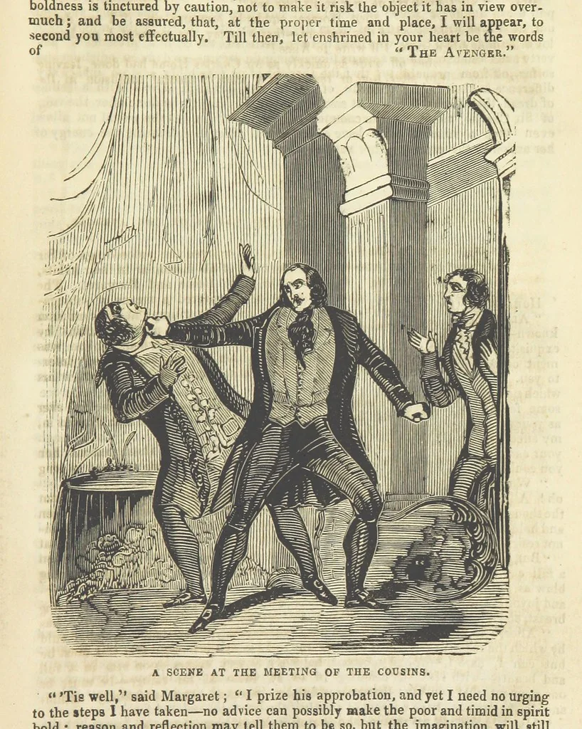 An illustration from Alice Home; or, the revenge of the blighted one ... A romance, 1848, leaf 321