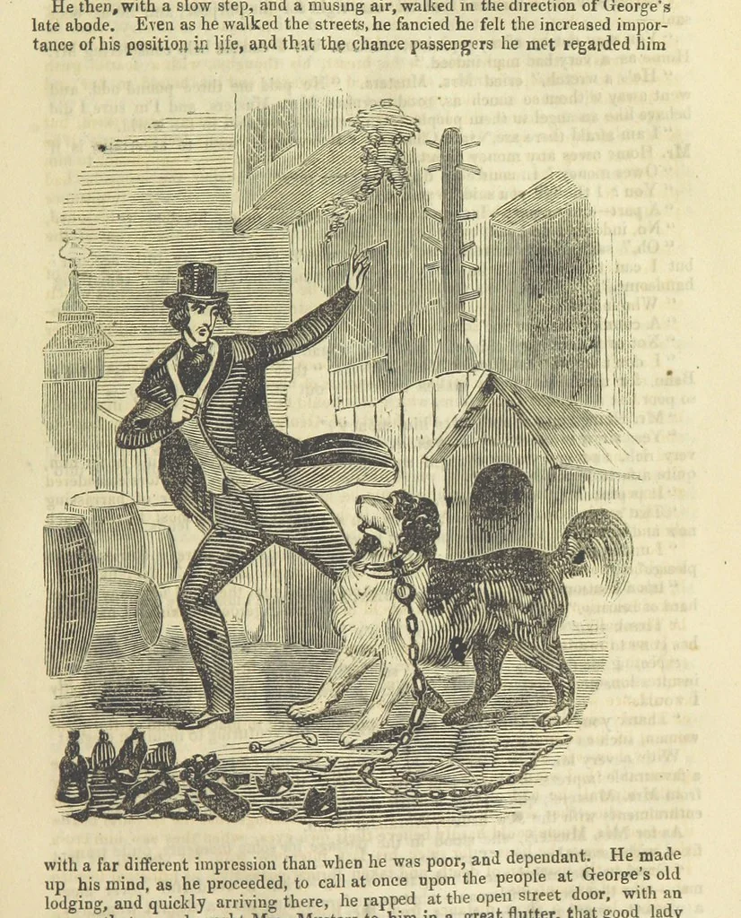An illustration from Alice Home; or, the revenge of the blighted one ... A romance, 1848, leaf 57