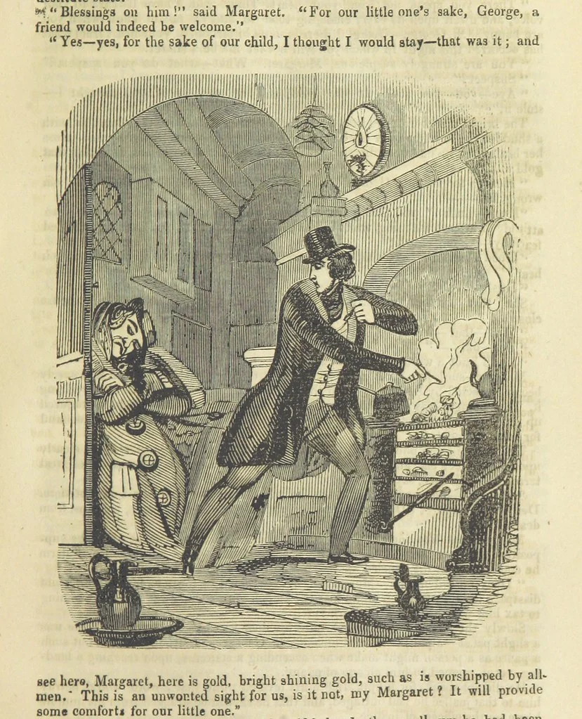 An illustration from Alice Home; or, the revenge of the blighted one ... A romance, 1848, leaf 73